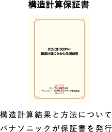 構造計算保証書イメージ