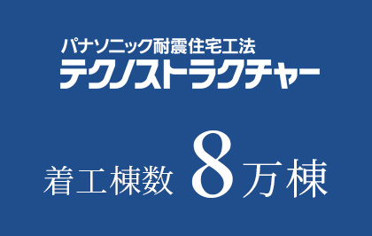 テクノストラクチャー着工件数8万棟